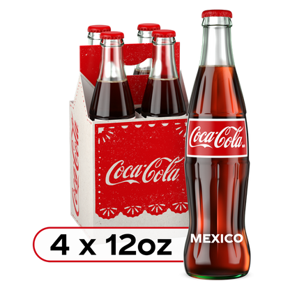 Mexican Coca-Cola 4pk 12oz Btl- XL