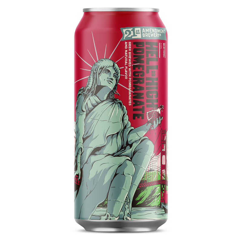 21st Amendment Seasonal - Hell or High Pomegranate Single 19.2oz Can