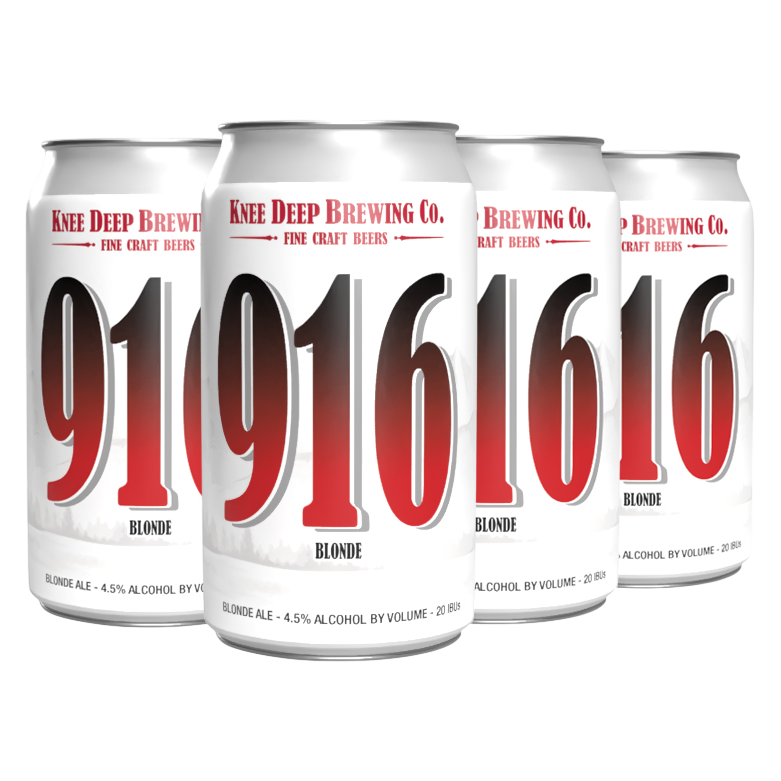 Knee Deep 916 Blonde Ale 6pk 12oz Can