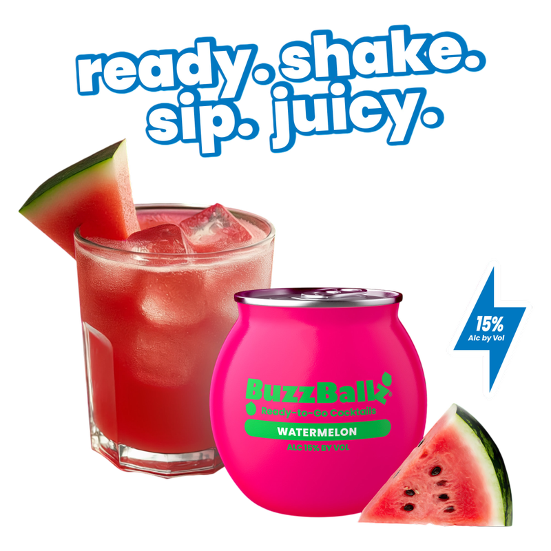 Buzzballz Chillers Watermelon 187ml 15% ABV