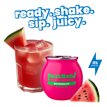Buzzballz Chillers Watermelon 187ml 15% ABV