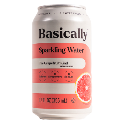 Basically Grapefruit Sparkling Water - 8pk