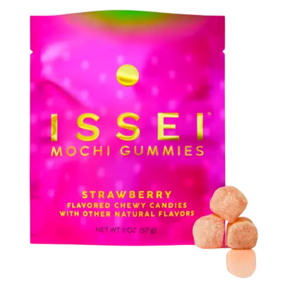 Issei Strawbery Mochi Gummies, 1.76 oz
