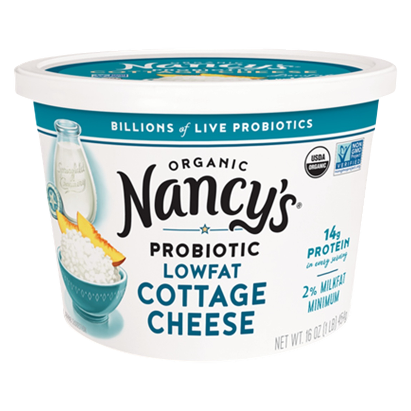 Nancy's Springfield Creamery Organic Low Fat Cottage Cheese 16 Oz