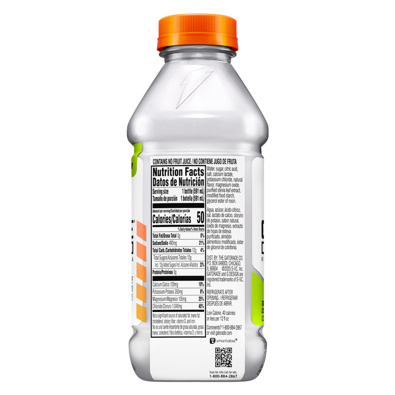 Gatorade Gatorlyte Lower Sugar Tropical Coconut 20oz Btl