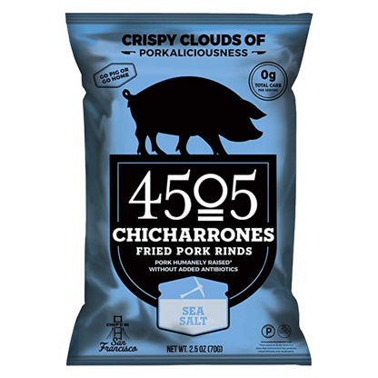 4505 Chicharrones Sea Salt Fried Pork Rinds 2.5oz