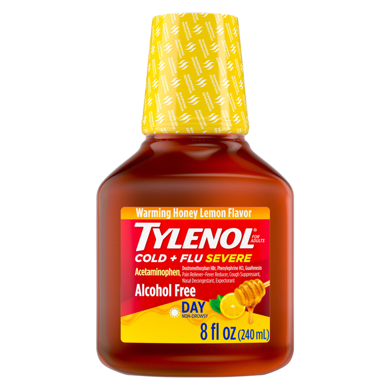 Tylenol Cold & Flu Severe Honey Warming Daytime 8oz