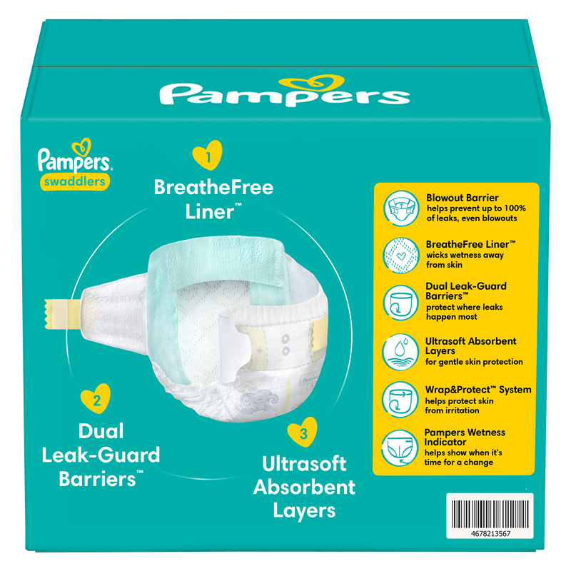Pampers Swaddlers Size 6 Super Pack 50 ct