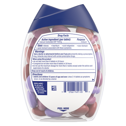 Tums Chewy Bites Assorted Berries 60ct