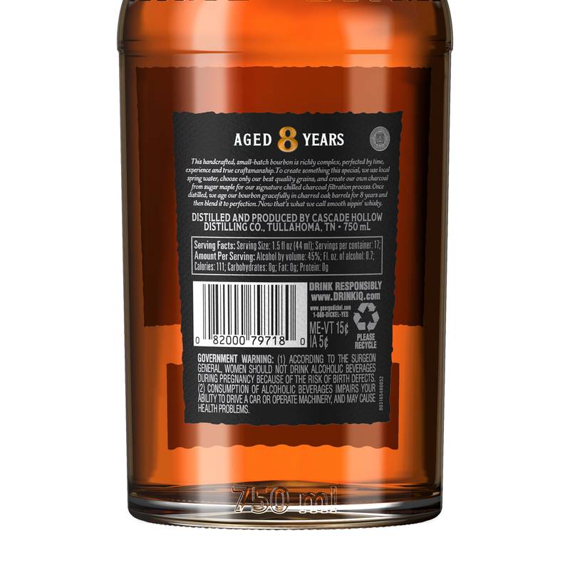 George Dickel 8 Yr Small Batch Bourbon 750ml (90 Proof) - George
