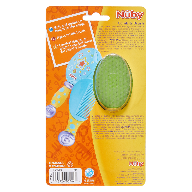 Nuby Brush & Comb Set