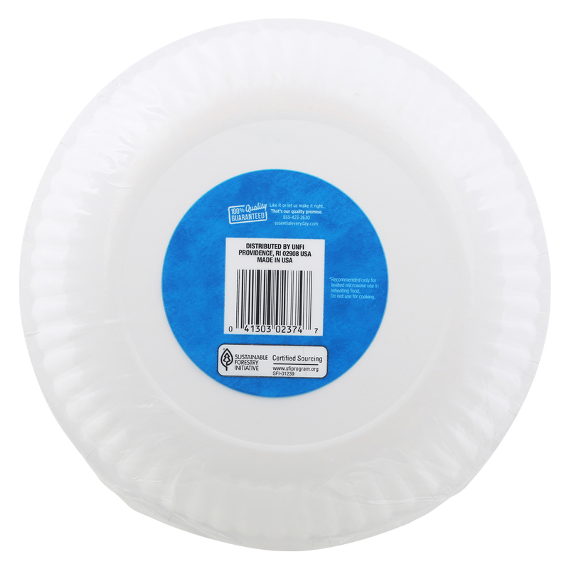 Essential Everyday 9 in Coated Paper Plates 100ct