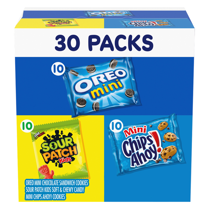 Nabisco Cookies & Candy Variety Pack, 30 Ct