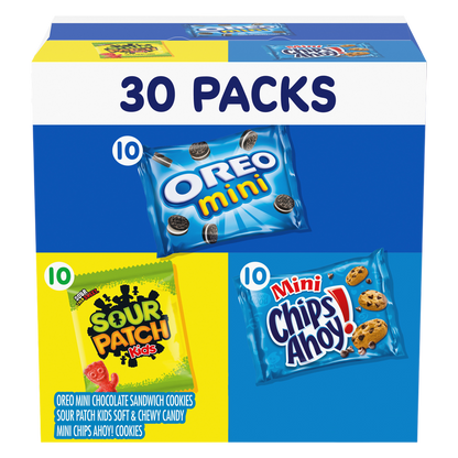 Nabisco Cookies & Candy Variety Pack, 30 Ct