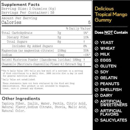 Barker Wellness Relax Magnesium Gummies