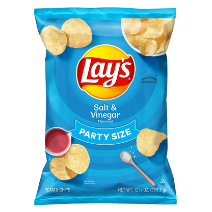 Lay's Salt & Vinegar Potato Chips 12.5oz