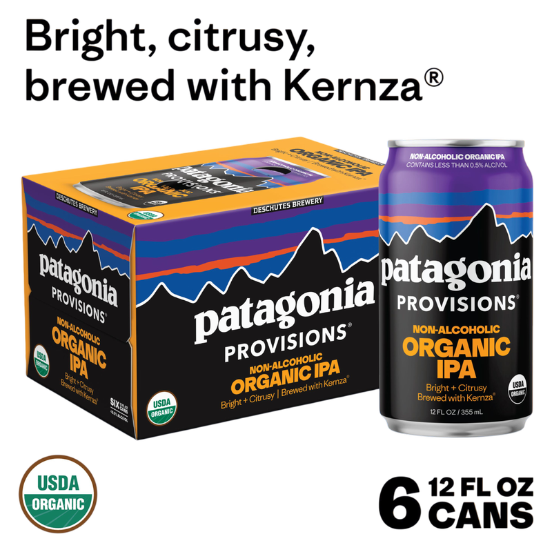Patagonia Organic Non-Alcoholic IPA 6pk 12oz Can