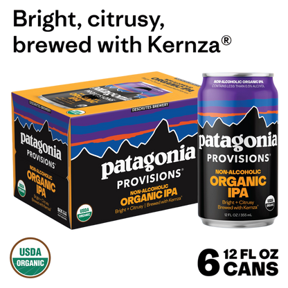 Patagonia Organic Non-Alcoholic IPA 6pk 12oz Can