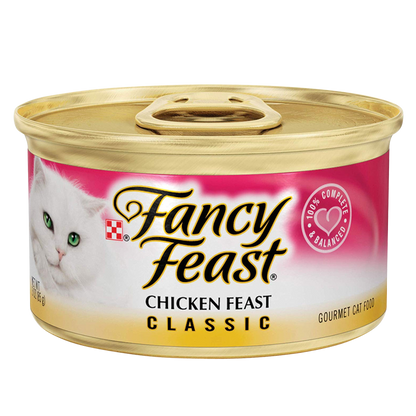 Fancy Feast Chicken Feast Classic Pate Cat Food 3oz