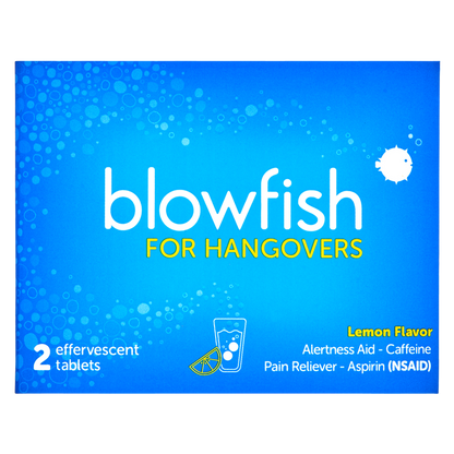 Blowfish for Hangovers Lemon Flavor 2ct