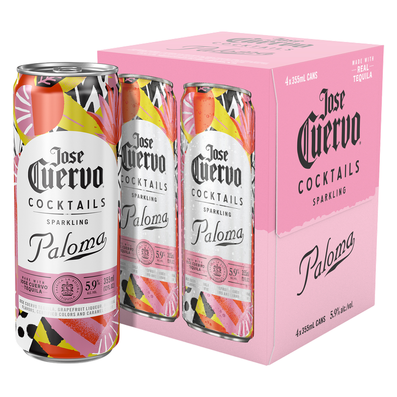Jose Cuervo Sparkling Paloma 4pk 12oz Can