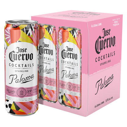 Jose Cuervo Sparkling Paloma 4pk 12oz Can