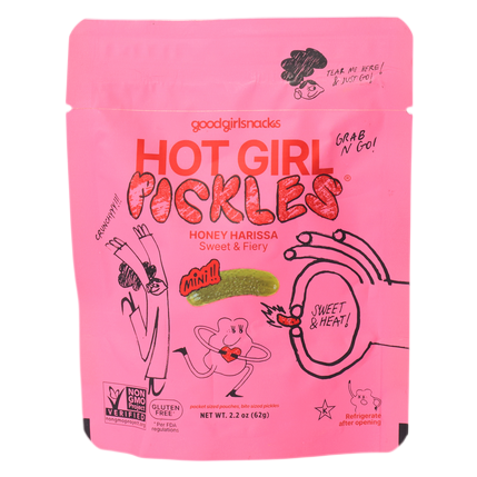 HOT GIRL PICKLES Grab & Go – Honey Harissa 2.2oz