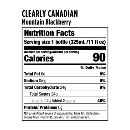 Clearly Canadian Zero Sugar Tropical Splash 11oz Btl Glass Bottle