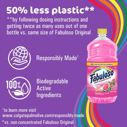 Fabuloso Multi-Purpose Cleaner, Watermelon Scent, 33.8 fl oz