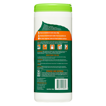 Seventh Generation Lemongrass Citrus Disinfecting Wipes 35ct