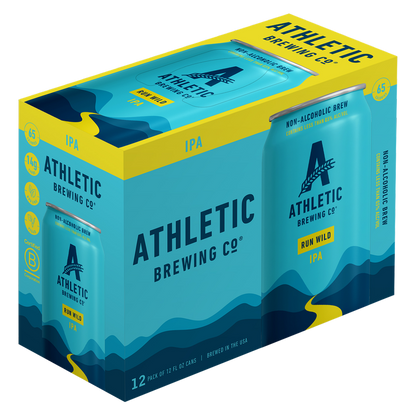 Athletic Brewing Co. Run Wild Ipa Non-Alcoholic (12Pkc 12 Oz)