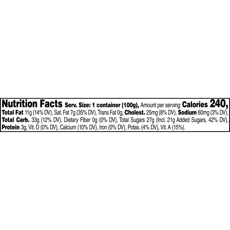 M&M's Vanilla Reduced Fat Ice Cream with Mini M&M's Cup 6oz