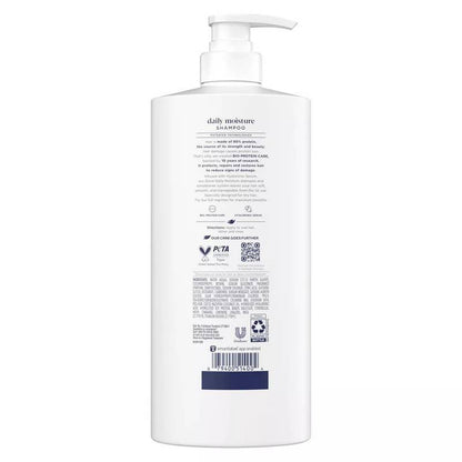 Dove Beauty Shampoo, Daily Moisture Hair with Hyaluronic Serum & Bio-Protein Care, 28oz