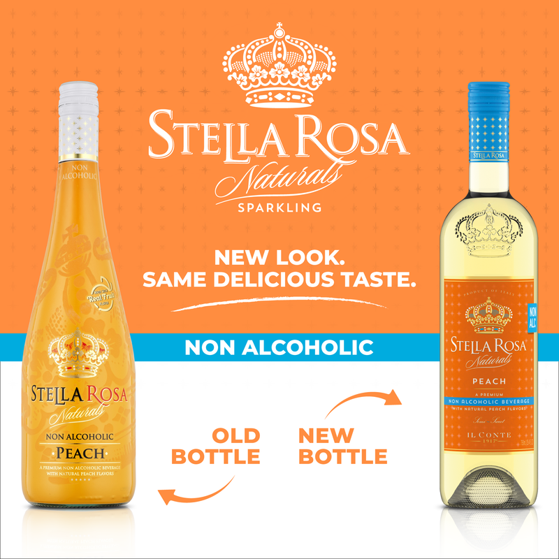 Stella Rosa Naturals Peach Non-Alcoholic Wine 750 ml - Stella Rosa – BevMo!