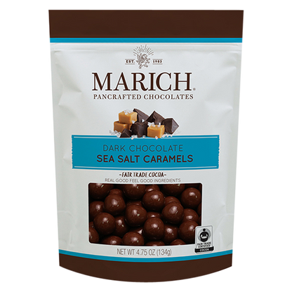 Marich Dark Chocolate Covered Sea Salt Caramels 4.75oz (4.75 OZ)