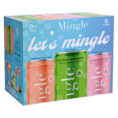 Mingle Mocktails Party Variety Pack 6pk 12oz Can