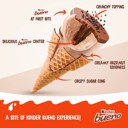 Kinder Bueno Cones, 4ct