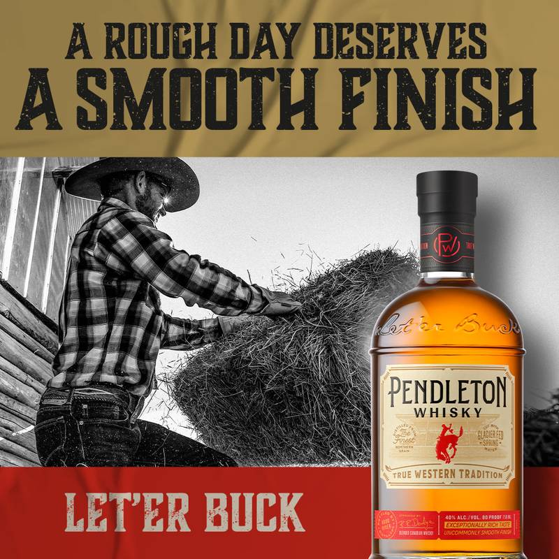 Pendleton Original Canadian Whiskey 50ml (80 Proof) - Pendleton – BevMo!
