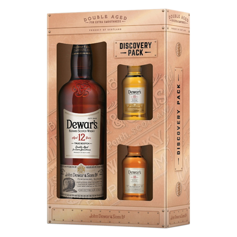 Dewar's 12 Yr Special Reserve Gift Set 750ml