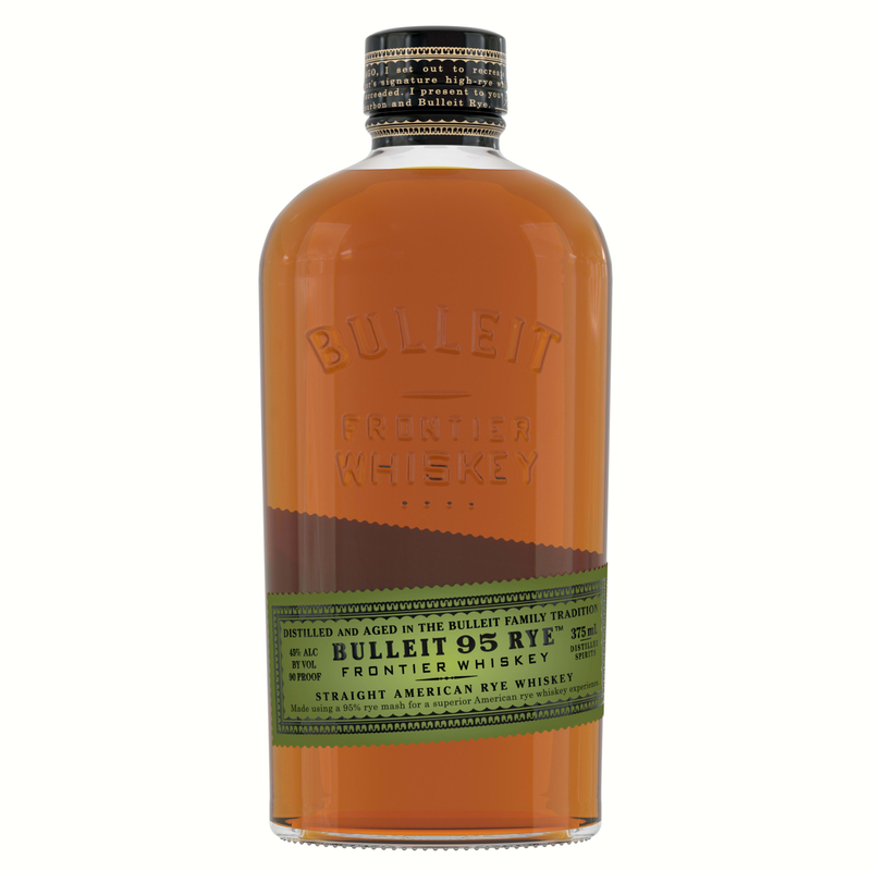 Bullet Rye Proof Bulleit 95 Rye Whiskey, 375 mL (90 Proof) - Bulleit – BevMo!