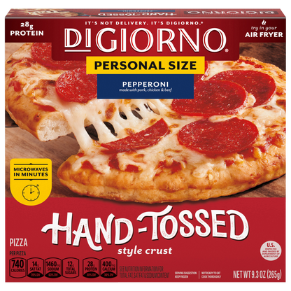 DiGiorno Frozen Traditional Crust Pepperoni Personal Pizza 6.5in 9.3oz