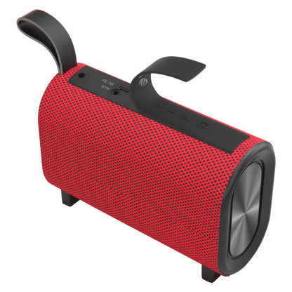AT&T S30-BLK Red Portable Bluetooth Wireless Speaker