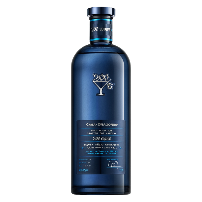 Casa Dragones x Karol G Cristalino Tequila 750ml Bottle - Casa
