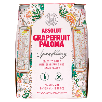 Absolut Grapefruit Paloma 4pk 12oz Cans 7.0% ABV