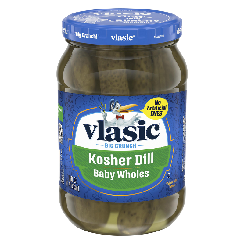 Vlasic Kosher Dill Baby Wholes Pickles 16oz