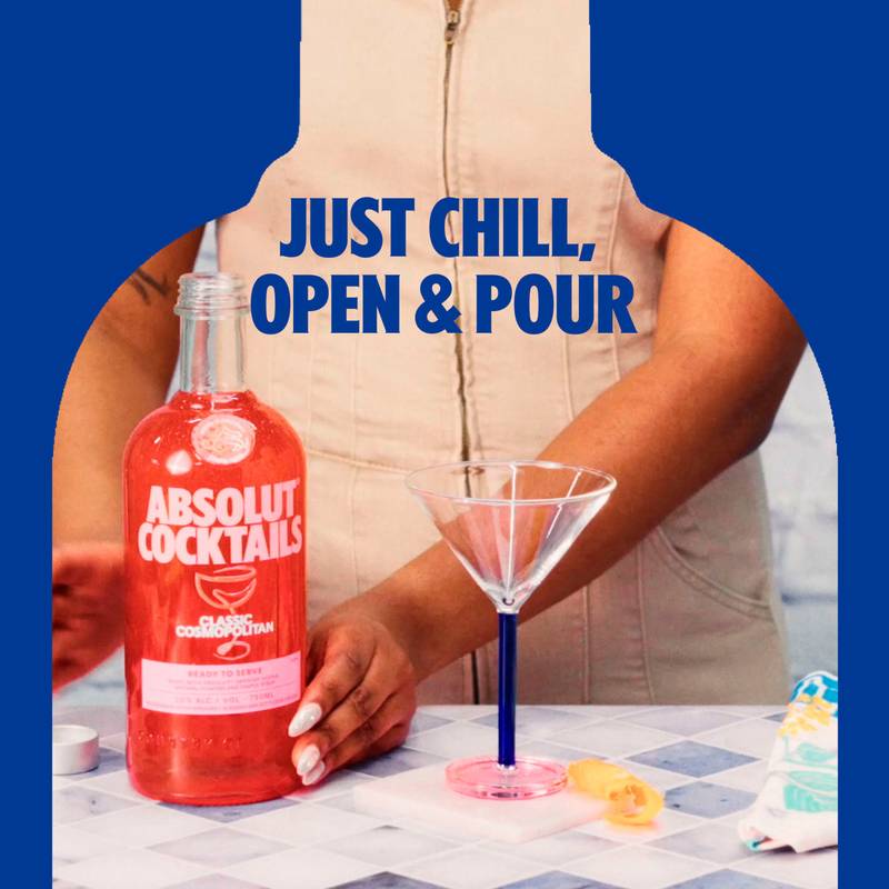 Absolut Cosmo Absolut Classic Cosmo 750ml Bottle - Absolut – BevMo!