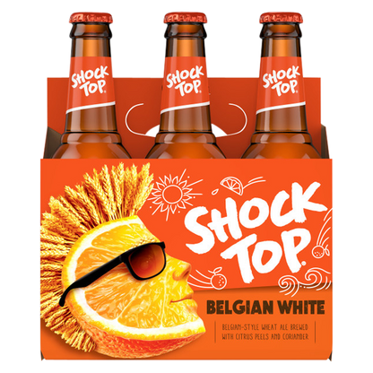 Shock Top Belgian White Ale 6pk 12oz Btl 5.2% ABV