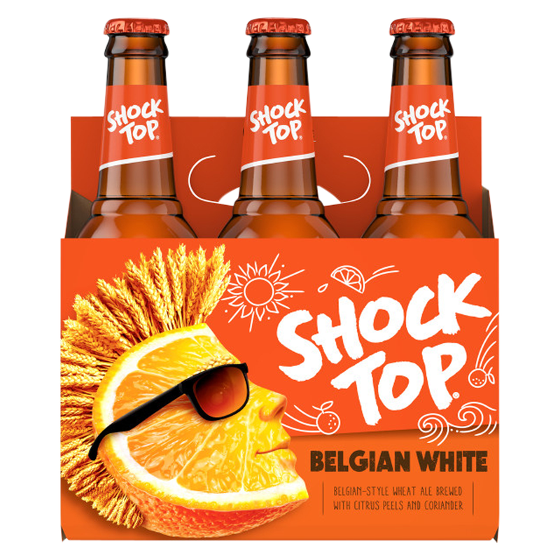 Shock Top Belgian White Ale 6pk 12oz Btl 5.2% ABV