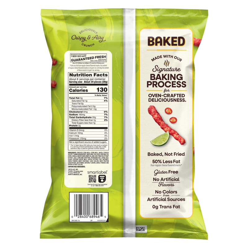 Cheetos Baked Flamin' Hot Limon 7.625oz