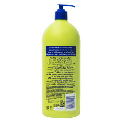 Suave Kids Watermelon Wonder 3-in-1 Shampoo, Conditioner, Body Wash 40oz